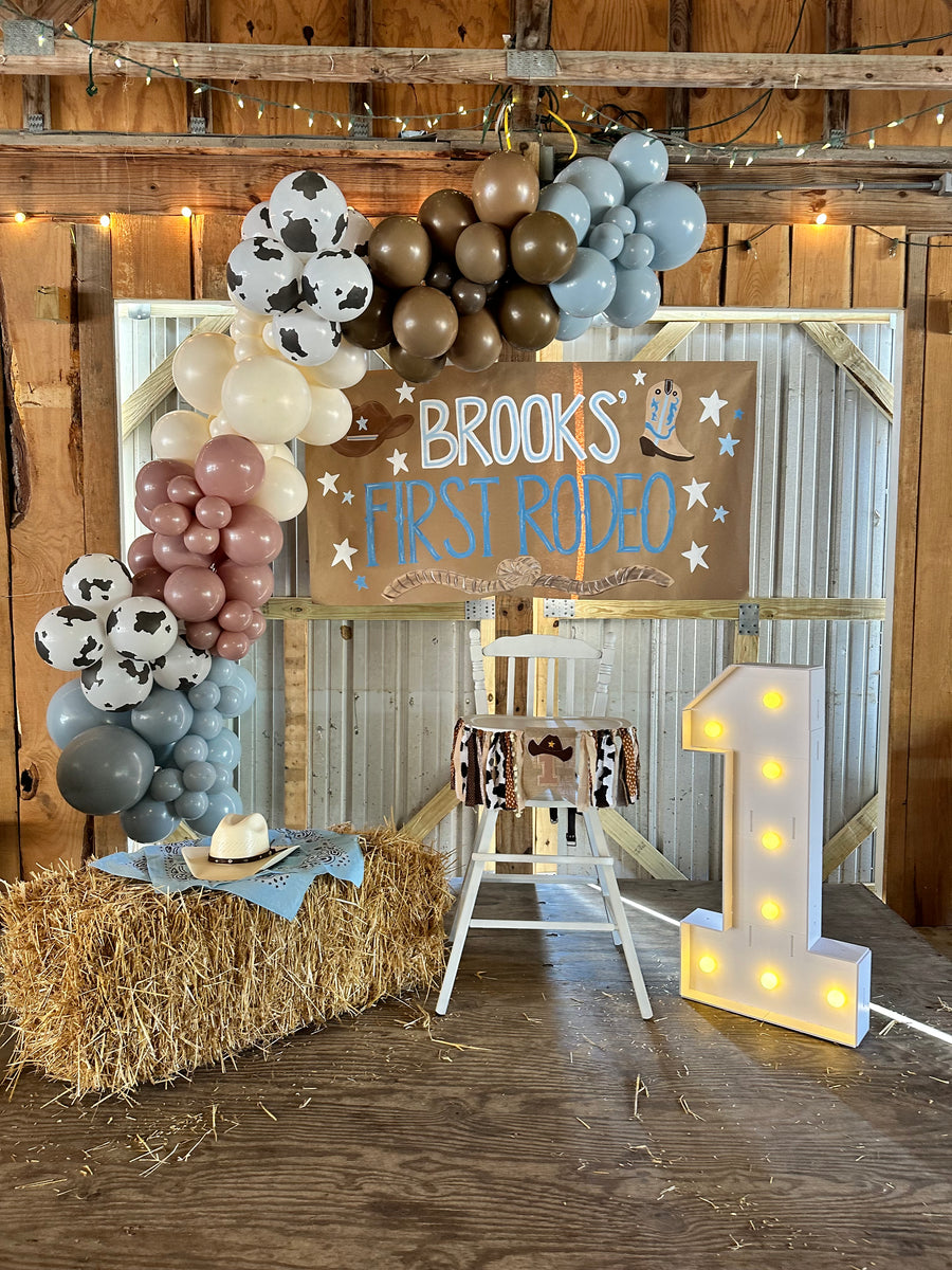 Medium Balloon Garland (10ft) Top Knot Parties