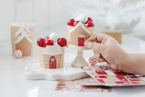 Make Your Own Gingerbread House Food Cups